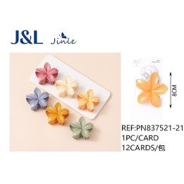 PINZA DE PELO FLOR 8CM 12/U PN837521-21