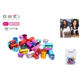 ANILLOS DECORA PELO METAL 12/U M27561