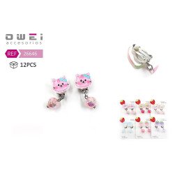 PENDIENTES CLIP NIÑAS 12/P 26646 OW