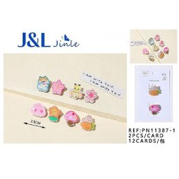 PACK2 PINZAS NIÑAS 12/U PN11387-1