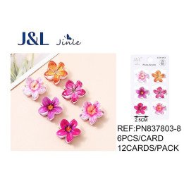 PACK6 MINI PINZA FLOR 2.5CM 12/U PN837803-8