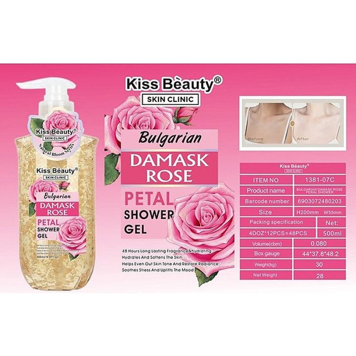 GEL DE DUCHA DEMASK ROSE 500ML K.B 1381-07C