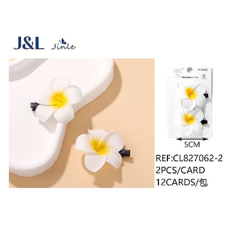 PACK2 PINZAS FLOR 5CM 12/U CL827062-2
