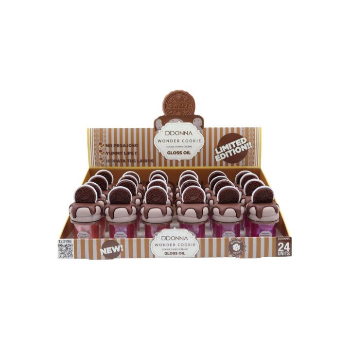 LIPGLOSS WONDER COOKIE YUMMY CREAM 24/U 12319E