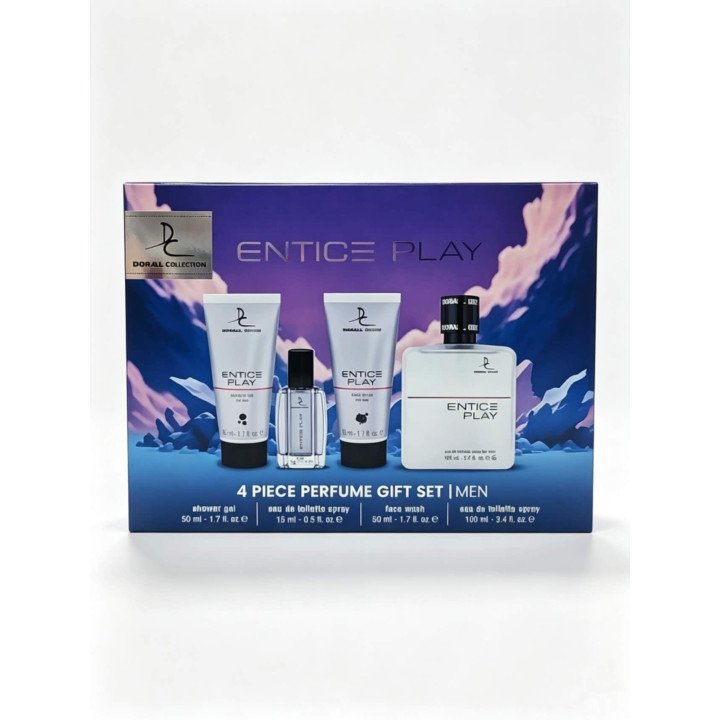 EST.ENTICE PLAY EAU 100ML+15ML+GEL+FACE WASH