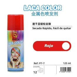 LACA COLOR ROJO 125ML EVICH P7-39
