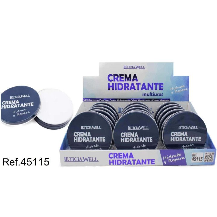 CR.HIDRATANTE LATA AZUL 18/U 45115