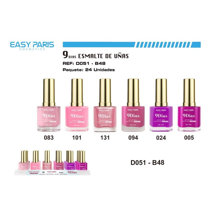 LACA DE UÑAS 9DIAS 24/U