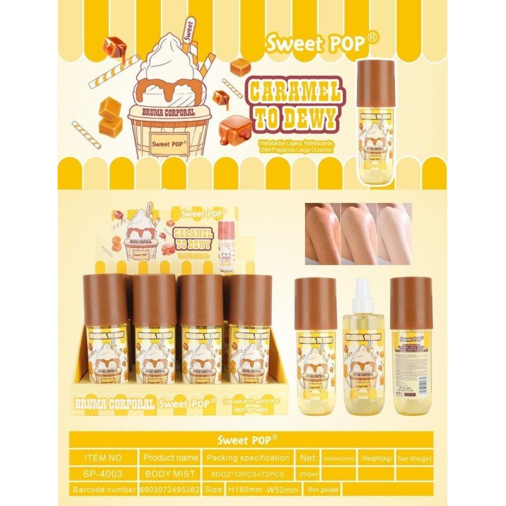 BRUMA CARAMEL TO DEWY 250ML 12/U SP-4003