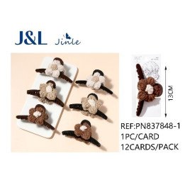 PINZA DE PELO FLOR 13CM 12/U PN837848-1
