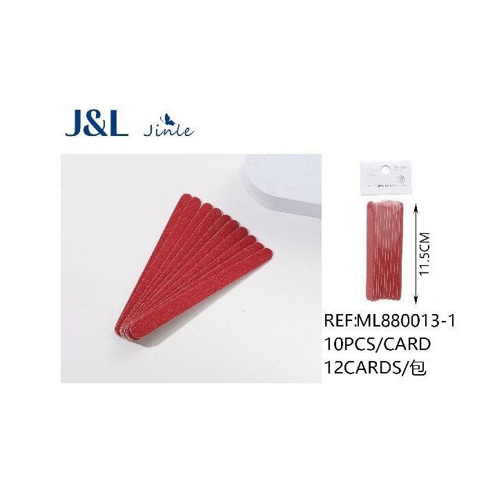 PACK10 LIMAS DE CARTON 11.5CM 12/U ML880013-1