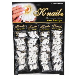 UÑAS POSTIZAS BLANCA 24/U