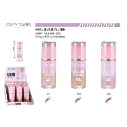 MAQUILLAJE FLUIDO LIQUID FOUNDATION 12/U